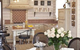 Кухня в деревянном доме: особенности дизайна и фото удачных проектов