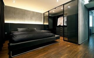 Брутальная мужская спальня: выбираем стиль, идеи дизайна для мужчин разных возрастов Дизайн комнаты для мужчины 40 лет